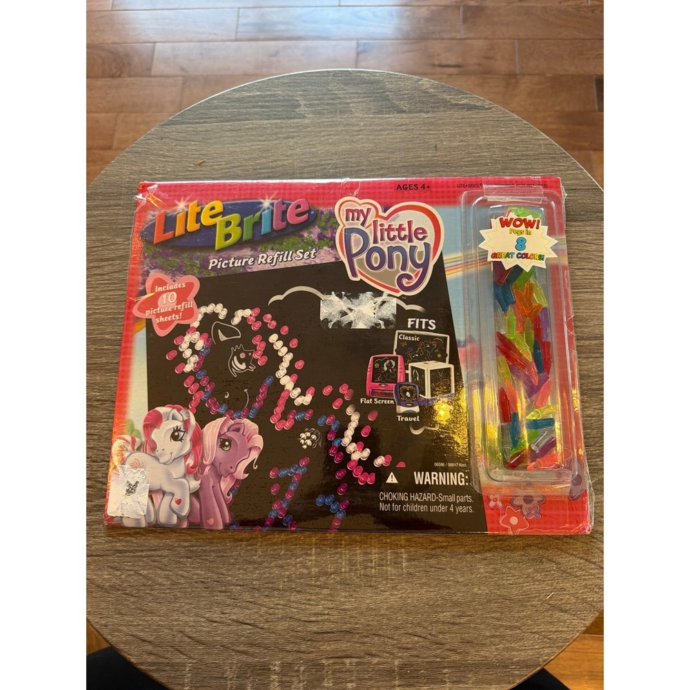 My Little Pony Lite Brite Refill Set New 2003
